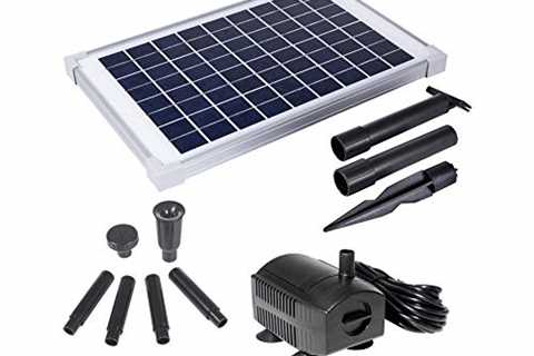 Solariver Solar Water Pump Kit - Submersible Pump with Adjustable Flow