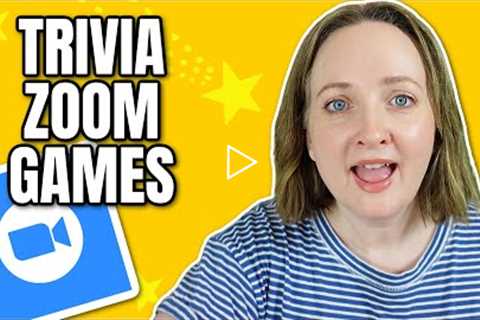 Trivia Games to Play on Zoom with Friends | ZOOM GAMES