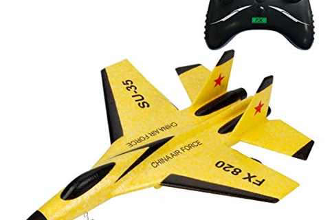 JVSISM Rc Plane Toy Epp Craft Foam Electric Outdoor Rtf Radio Remote Control Su-35 Tail Pusher..