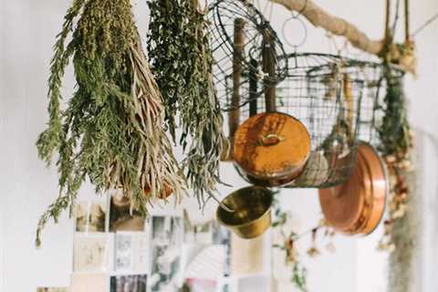 Herb Drying Baskets and Herb Drying Racks