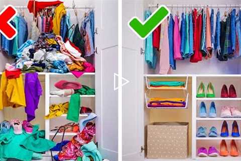 20 GENIUS ORGANIZING HACKS | Cool Ideas And DIY Crafts To Transform Your Home