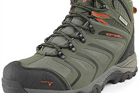 NORTIV  8 Men’s Ankle High Waterproof Hiking Boots Outdoor Lightweight Shoes Trekking Trails