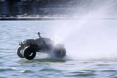 2000ft RC Truck Water Hydroplane WORLD RECORD!