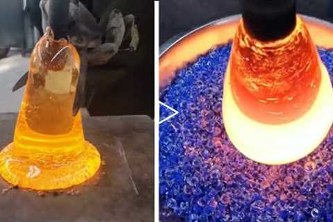 Satisfying video that will make you feel good | glass blowing art compilation