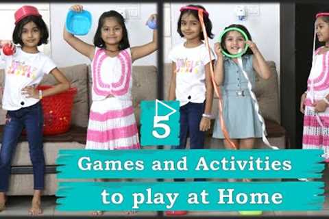 5 Fun games for kids | Indoor games and Activities for kids at home | Fun Activities for kids