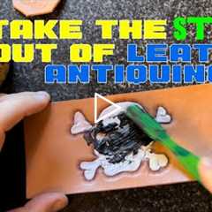 Adding depth to your leather tooling projects: Antiquing made easy!