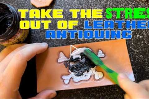 Adding depth to your leather tooling projects: Antiquing made easy!