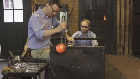 Glass Blowing: Color Application