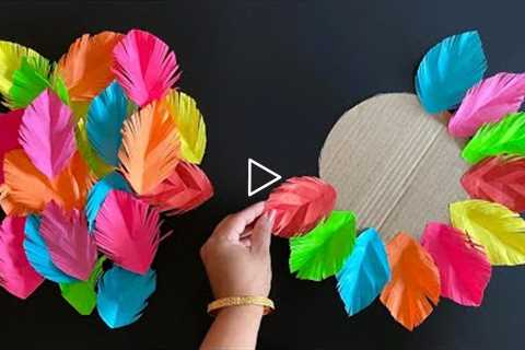 2 Beautiful and Easy Paper Flower Wall Hanging / Paper craft For Home Decoration / Wall Decor / DIY