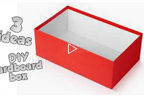 ✔ 3 Cardboard Box Ideas