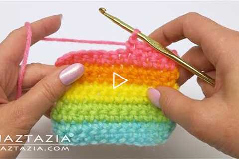 How to CROCHET for BEGINNERS - RIGHT HAND Video by Naztazia