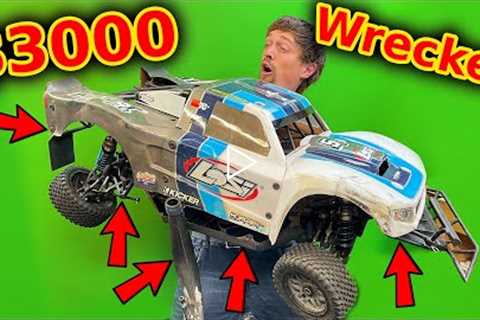 $3000 Giant Petrol RC Car wrecked by thug