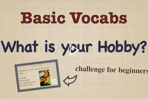 Best Basic vocabulary about Activities you should know! Take The Quiz and Choose Your Answers 😎