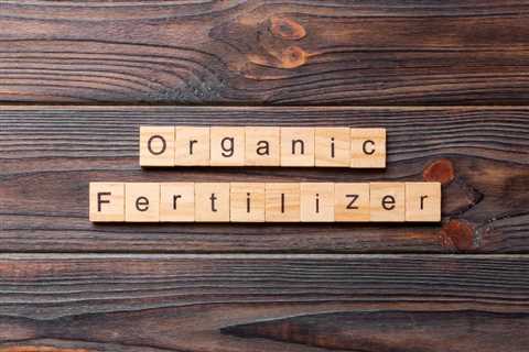 Using Organic Fertilizer Correctly