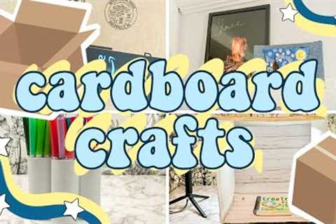 Creative Things to make with CARDBOARD! How to recycle Amazon boxes