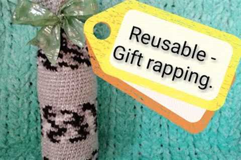 Tutorial: Crochet Bottle GIFT RAPPING #28