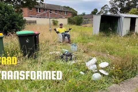 Abandoned YARD Transformed For FREE!!