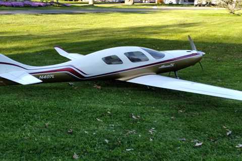 HOSTETTLER Lancair 4  with Zenoah GT 80 Spektrum