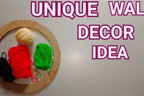 Unique And Beautiful Wall Decor DIY  | Woolen Craft Ideas | Cardboard Craft