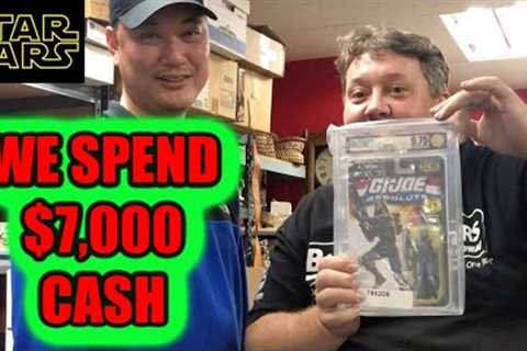 We Spend $7000 Cash Storage Wars Action Figures Star Wars GI JOE MARVEL ABANDONED Auction