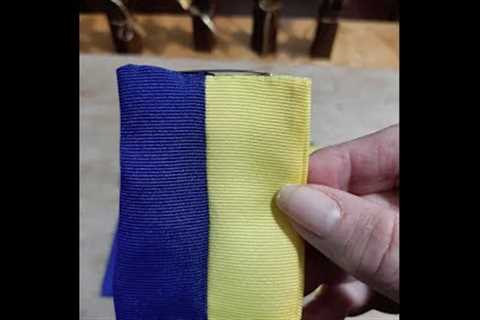 Ukraine Flag - How to make handmade Lapel Pins