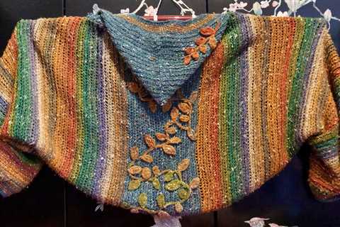 Crochet a Beautiful Autumn Leaves Shrug Designed By Susan Maxwell Schmidt