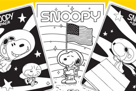 The Peanuts Gang Free Snoopy Coloring Pages & Activities for Kids