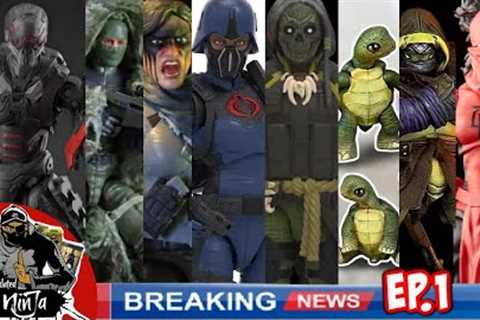 Ninja Action Figure News Ep1 : Marvel Legends, Valaverse Action Force, GI Joe Classified, TMNT,