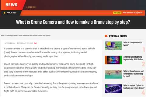 Exploring the Uses and Benefits of Drones