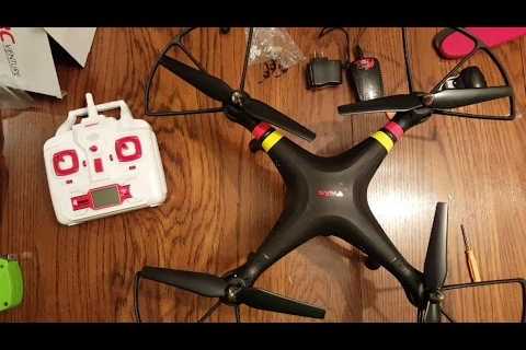 SYMA X8C Venture Quadcopter Drone Unboxing and Assembly