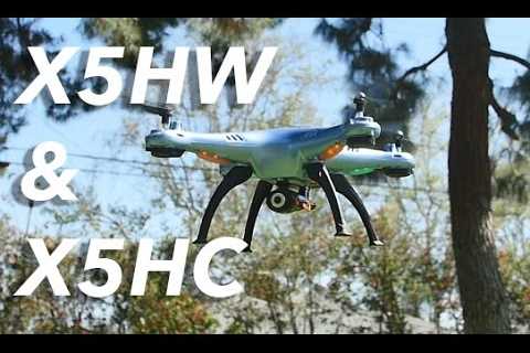 Syma’s Newest X5HW & X5HC Camera/Wifi Auto Hover RC Quadcopter Drone Full Review