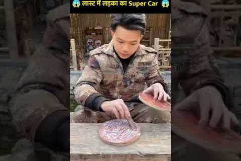 लड़के का Super Car – wood working art/ hand craft ideas/home made/ real talent/ skill – art  #shorts