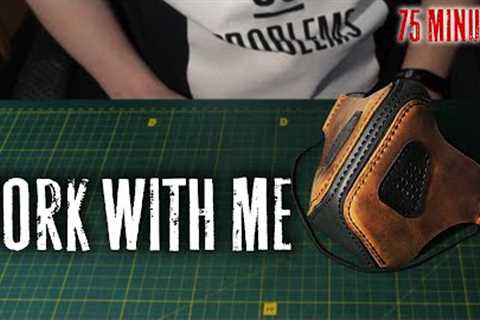 I make a Face MASK from Leather for 75 Minutes | Let''s Work Together | Work Process