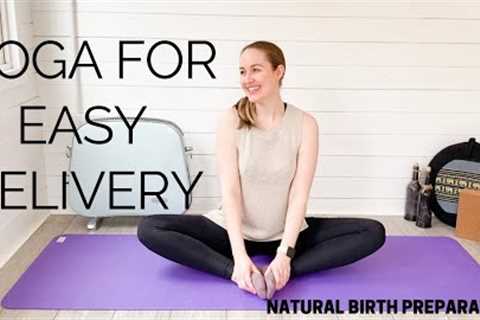 PREGNANCY YOGA FOR EASY DELIVERY | Natural Birth Preparation Exercises for BIRTH | LEMon Yoga