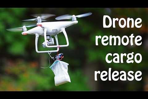 Drone Quadcopter remote cargo release how to build