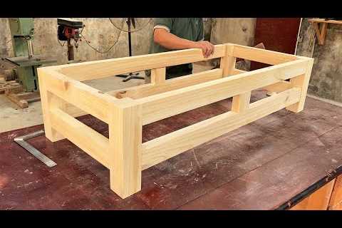 Ingenious Techniques Woodworking Workers || Rustic Large Woodworking Products Wooden Furniture