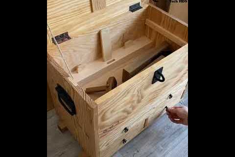 Wooden locking system for drawers | Wood working | Subscribe @Random Tech HDS #shorts