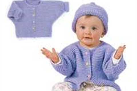 Free Crochet Pattern – One Stitch Sweater Baby Set