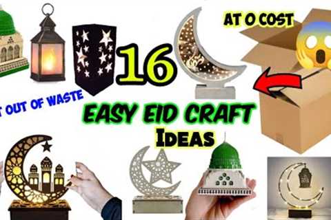 DIY Ramadan Moon Decor/Eid craft ideas/Cardboard reusing idea/Ramadan craft /Eid decoration/Eid diy