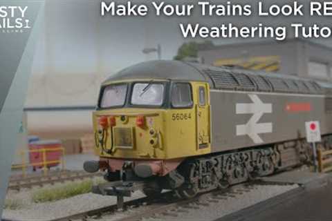 How to Make Model Trains look Real | Weathing Tutorial