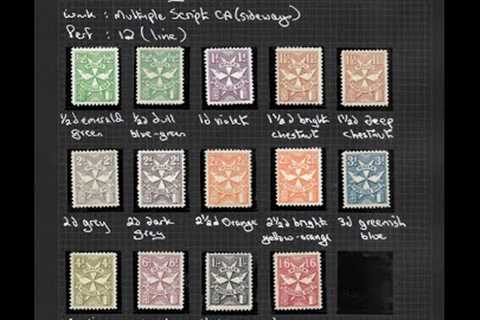 Postage due stamps