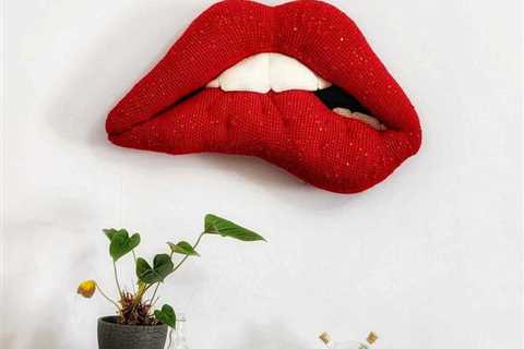 These Lips Are Not For Kissing … They’re Wall Hangings And You Can Crochet Them!