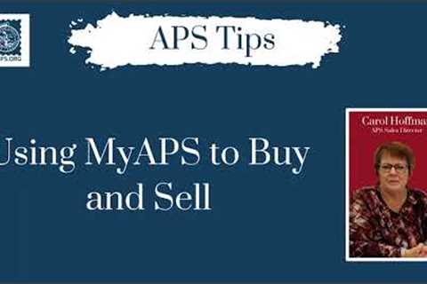 APS Tips  – StampStore How-To’s ep.1: Using My APS