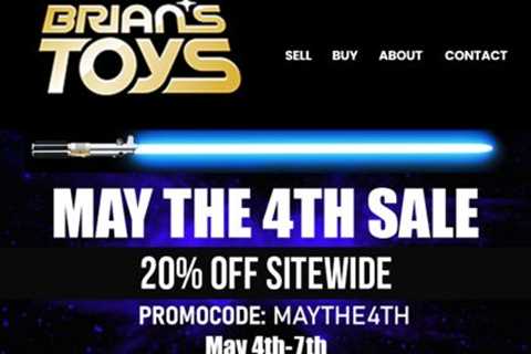 Sponsor Announcement: Last Chance To Save 20% Sitewide At Brian's Toys