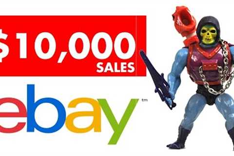 How I Made $10,000 in SALES on ebay SELLING ACTION FIGURES