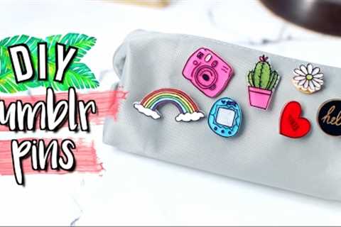 DIY Tumblr Pins Using Things You ALREADY Have | JENerationDIY