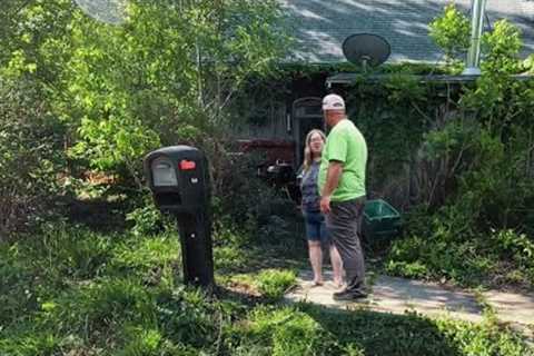 STROKE SURVIVOR Had OVERGROWN LAWN and Sidewalks You Couldn''t See