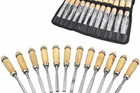 Professional Wood Carving Chisel set 12 piece Lathe Sharp Woodworking Tools