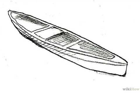 How To Draw A Canoe