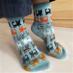 Knit a Pair of Herding Cats Socks, Designed By Charlotte Stone